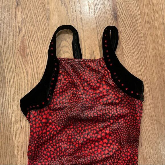 Gk Elite adult medium Gymnastics Dance Leotard - Picture 3 of 7